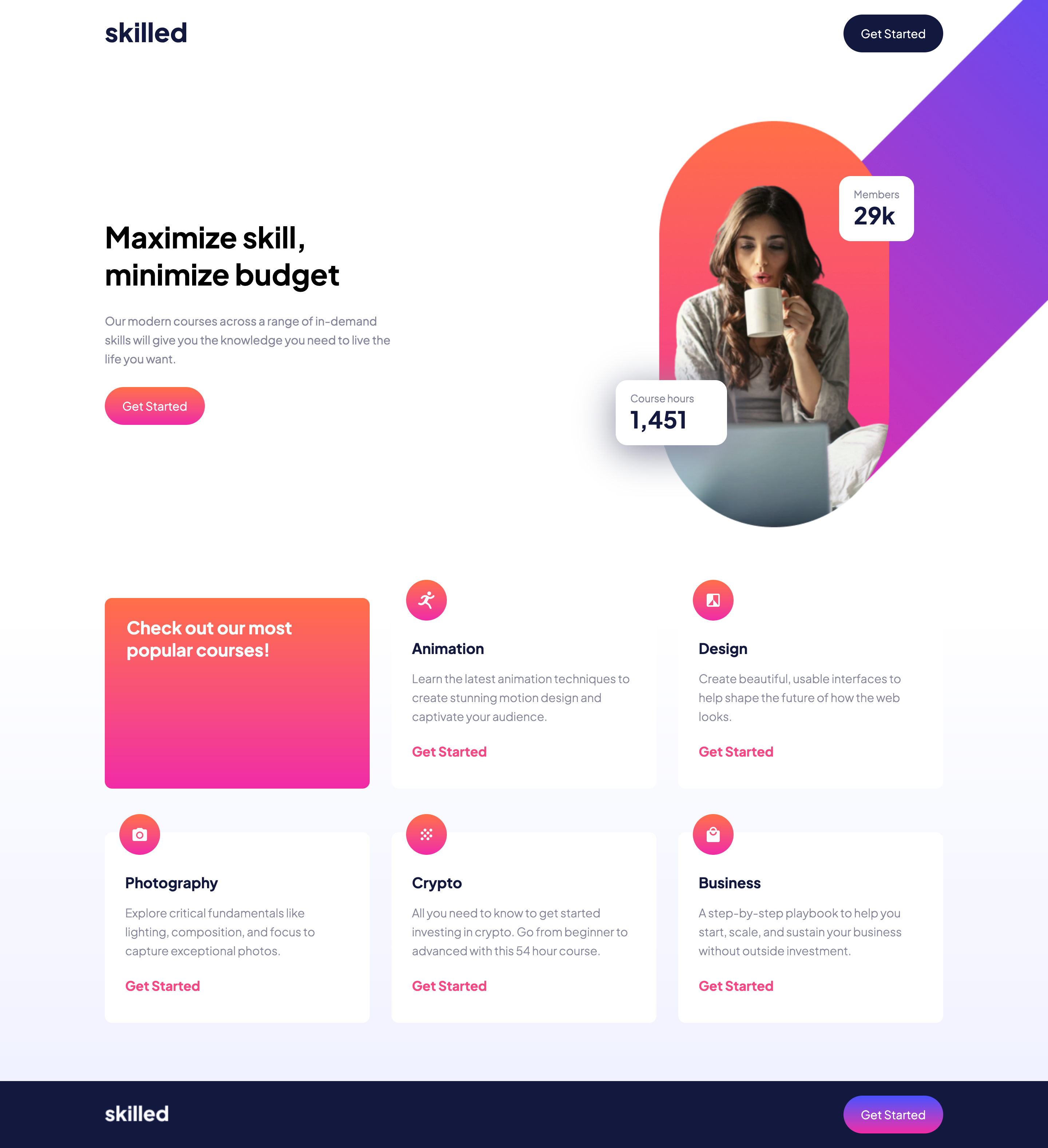 Landing Page